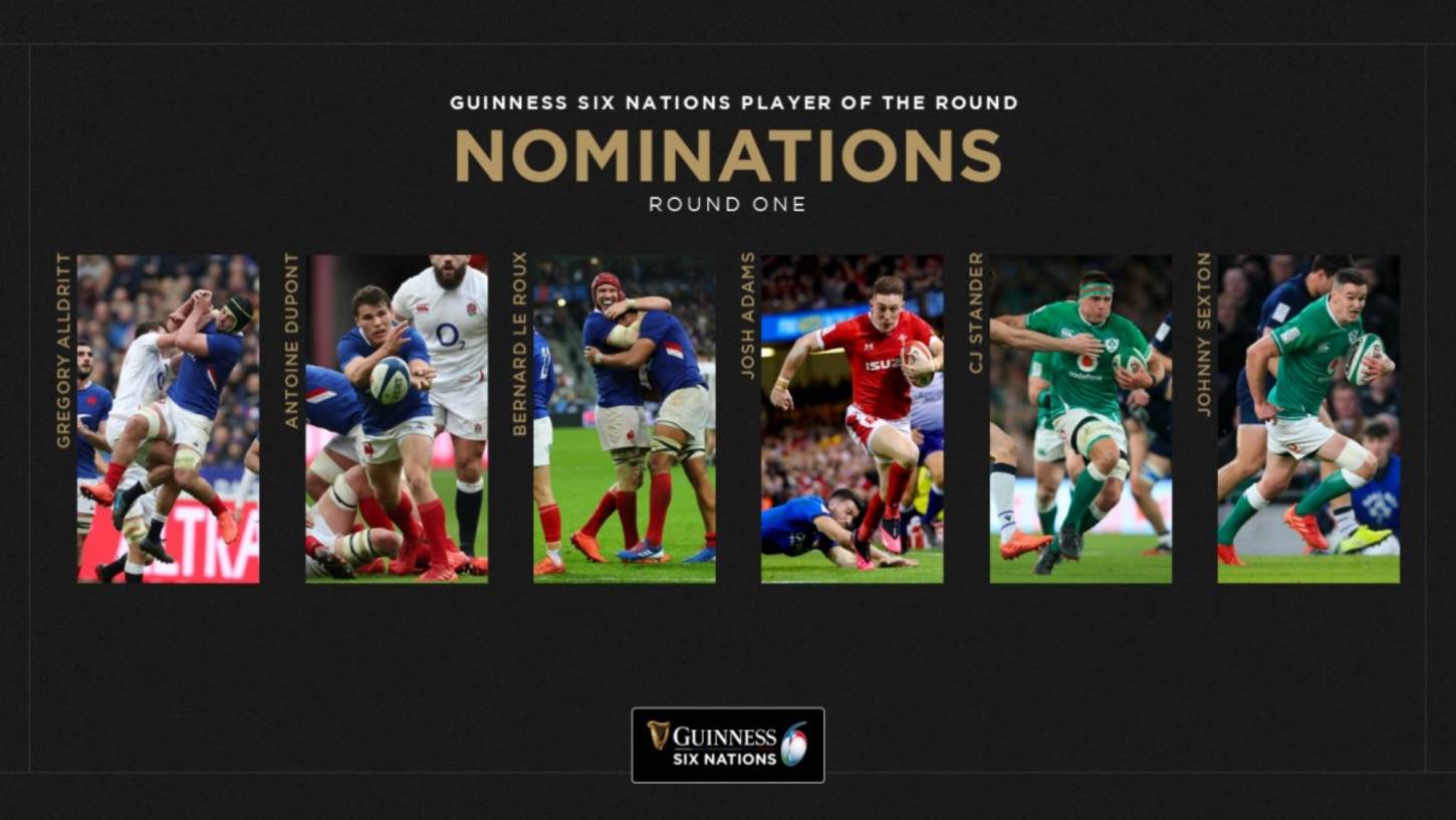 Guinness Six Nations Player of the Round