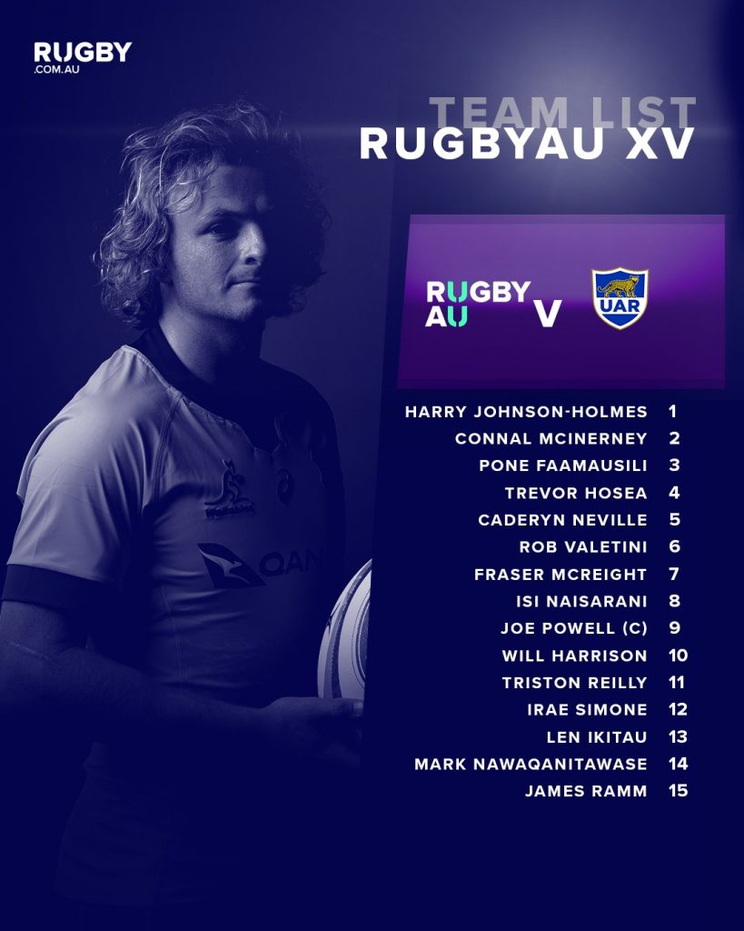 RugbyAU Selection XV team