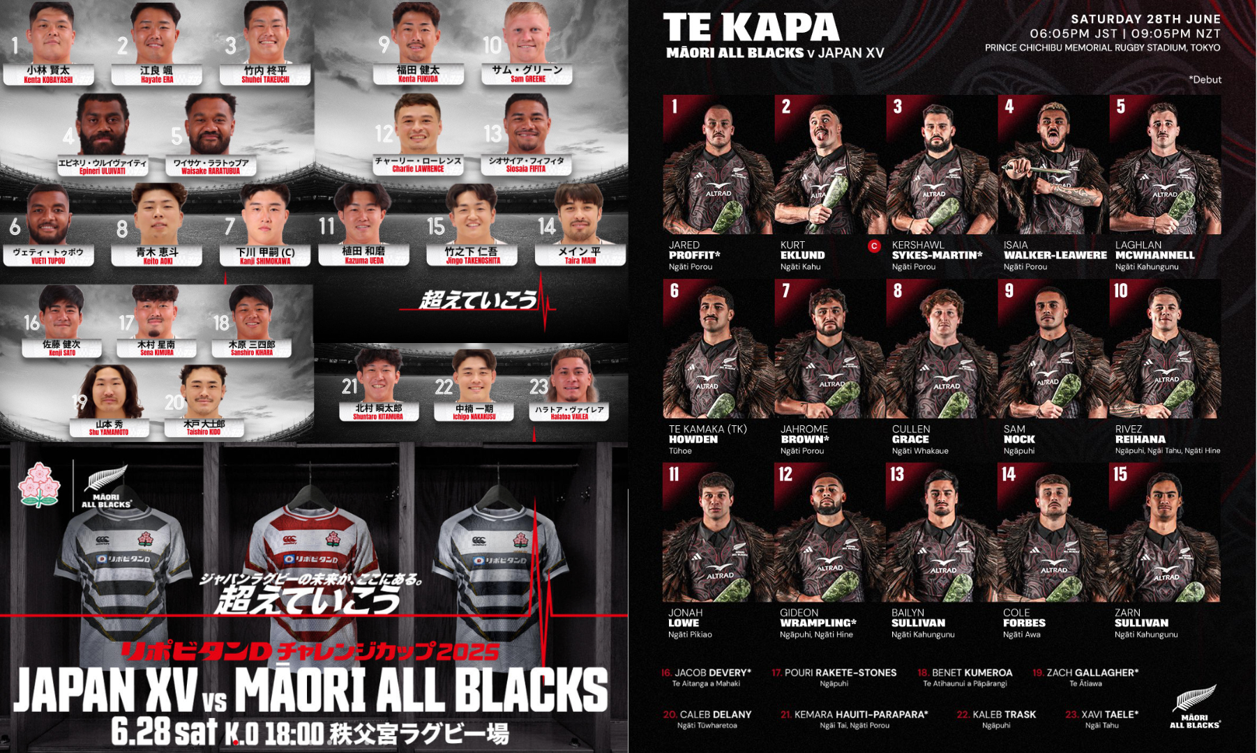 JAPAN XV vs マオリ・オールブラックス