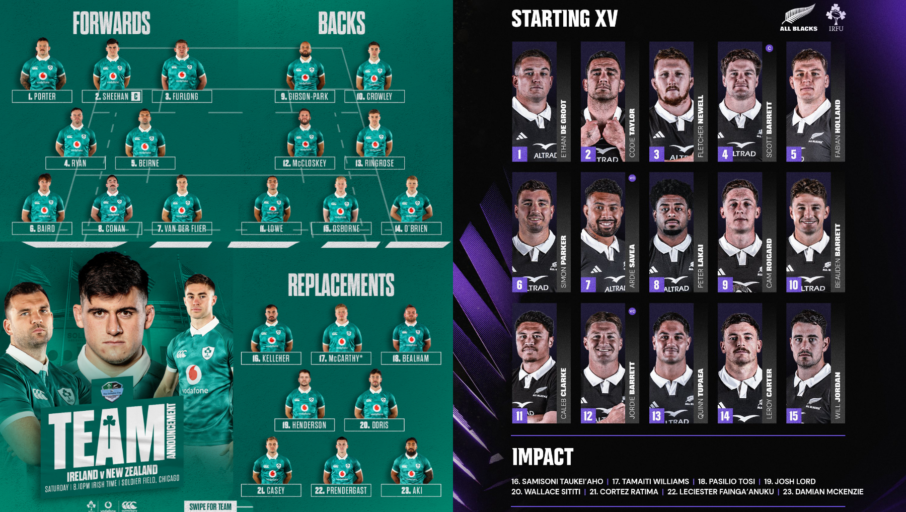 QNS25:アイルランドVSニュージーランド