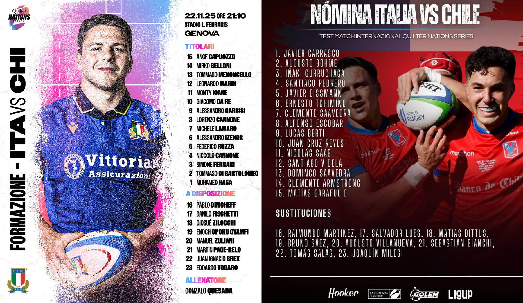 QNS25:イタリアVSチリ