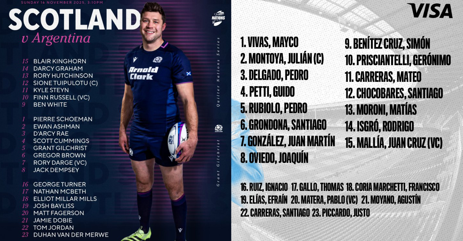 QNS25:スコットランドVSアルゼンチン