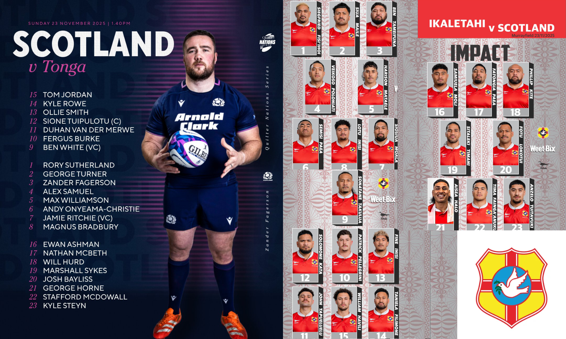 QNS25:スコットランドVSトンガ