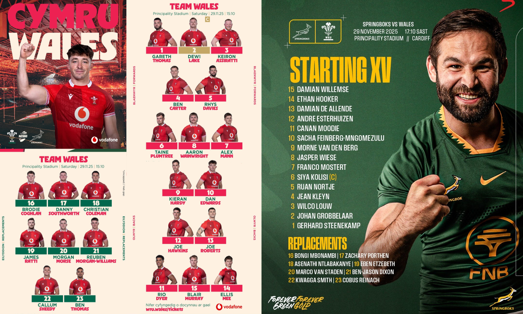 QNS25:ウェールズVS南アフリカ