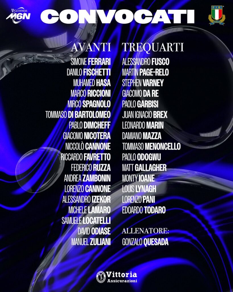 イタリア代表33名