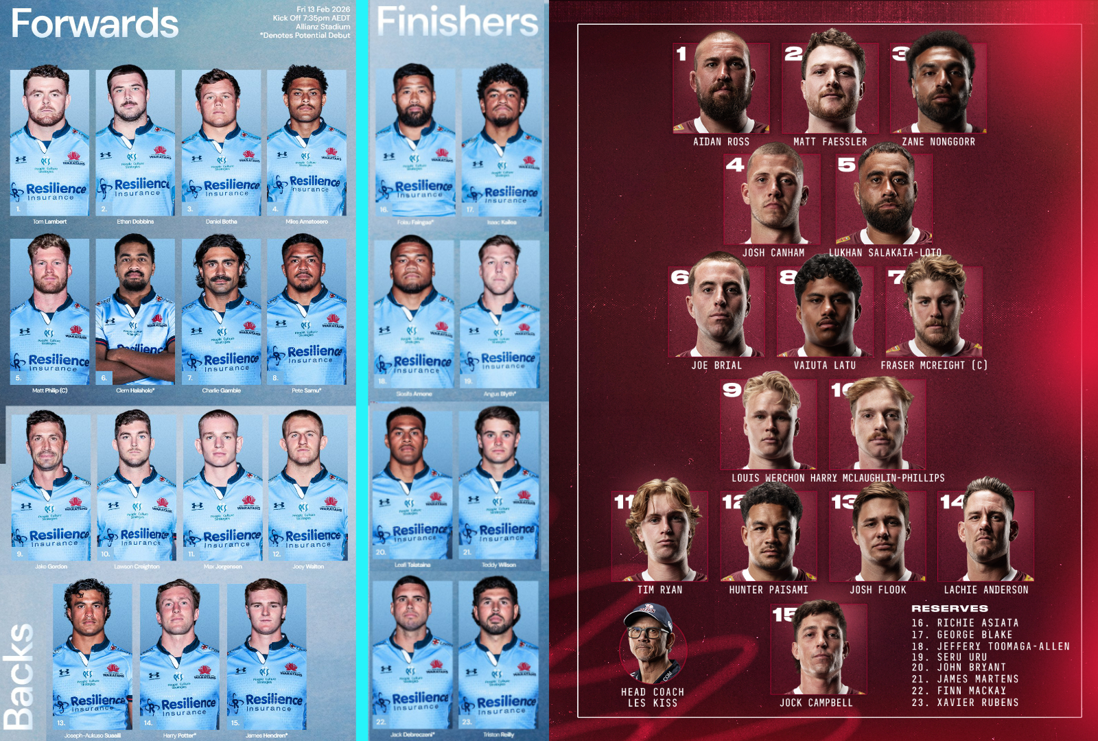 SRP26（第1節）、ワラターズVSレッズ